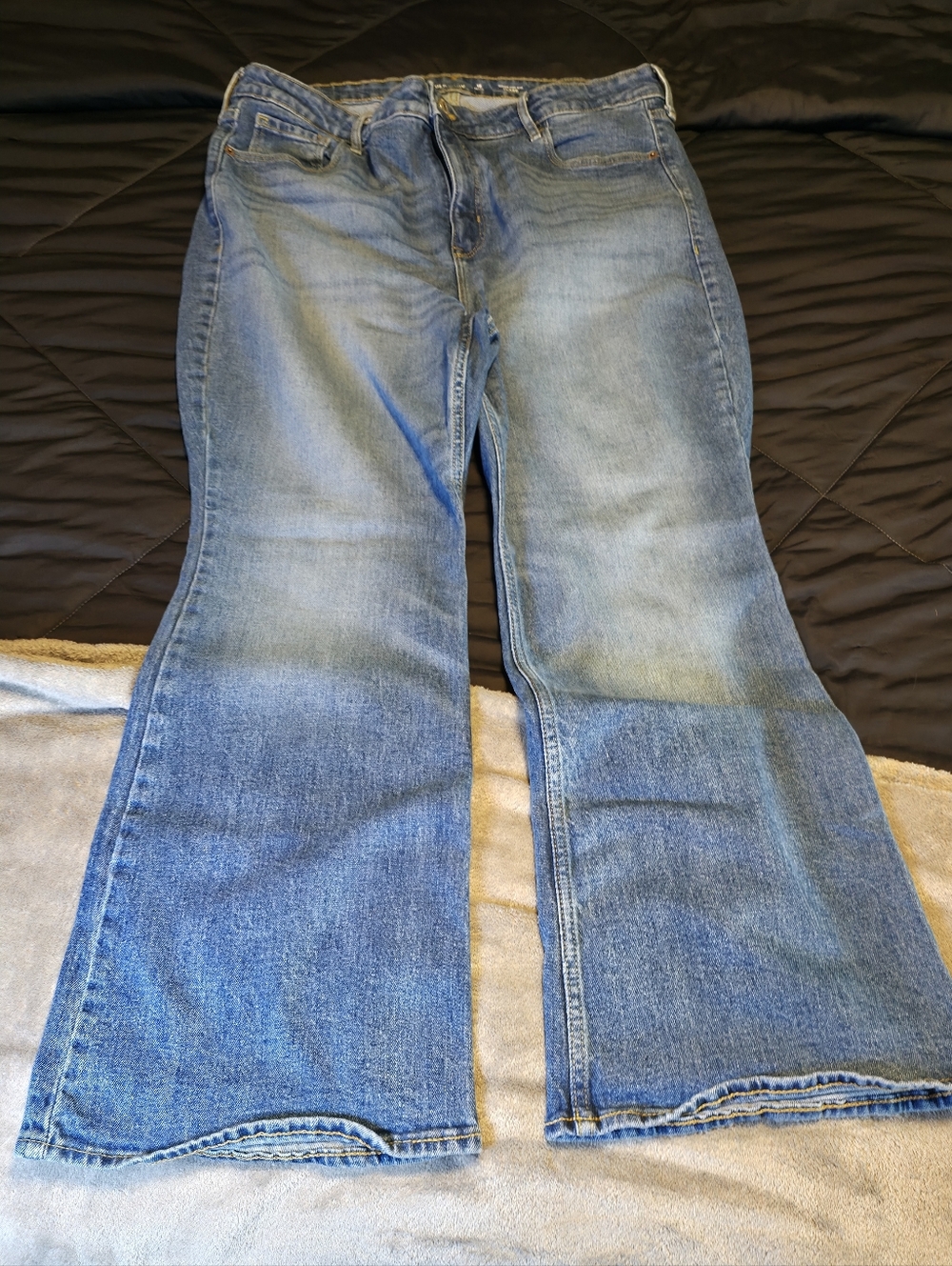 Women's Old Navy Light Blue Flare Jeans